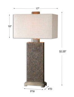 Canfield Bronze Coffee Table Lamp - Ornate Home