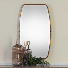 Canillo Antiqued Gold Mirror - Ornate Home