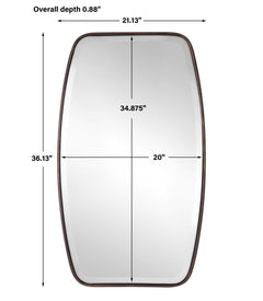 Canillo Bronze Mirror - Ornate Home