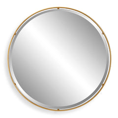 Canillo Gold Round Mirror - Ornate Home