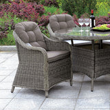 Canistota Gray Outdoor Arm Chair (Set of 2) - Ornate Home
