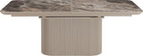 Cannon Minerals/Taupe Double Extension Dining Table - Ornate Home