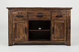 Cannon Valley Brown 50 Media Unit - Ornate Home