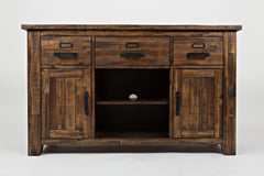 Cannon Valley Brown 50 Media Unit - Ornate Home