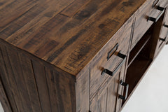 Cannon Valley Brown 50 Media Unit - Ornate Home