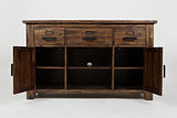 Cannon Valley Brown 50 Media Unit - Ornate Home
