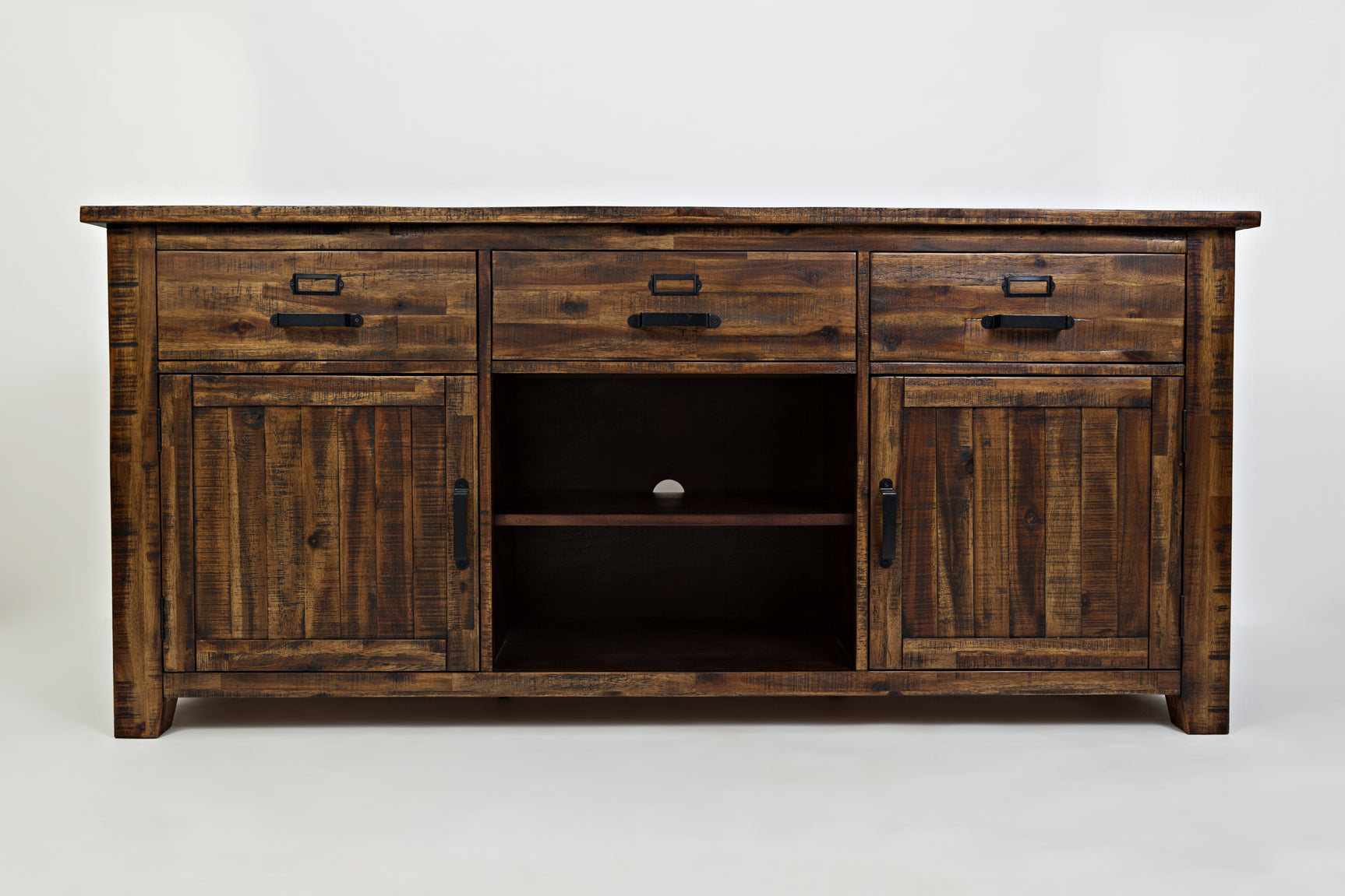 Cannon Valley Brown 70 Media Unit - Ornate Home
