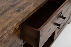 Cannon Valley Brown 70 Media Unit - Ornate Home