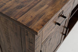 Cannon Valley Brown 70 Media Unit - Ornate Home