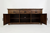 Cannon Valley Brown 70 Media Unit - Ornate Home