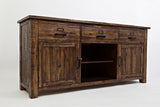 Cannon Valley Brown 70 Media Unit - Ornate Home