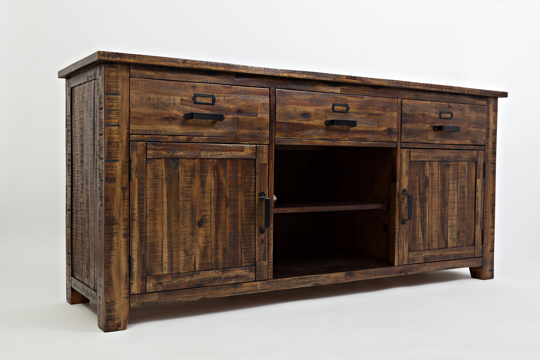 Cannon Valley Brown 70 Media Unit - Ornate Home