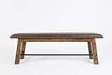 Cannon Valley Distressed Brown Bench - Ornate Home