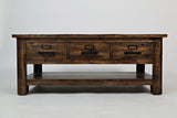 Cannon Valley Distressed Brown Cocktail Table - Ornate Home