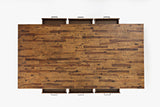 Cannon Valley Distressed Brown Trestle Dining Table - Ornate Home