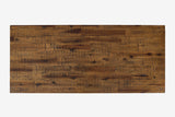 Cannon Valley Trestle Distressed Brown Sofa Table - Ornate Home
