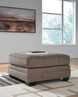 Cannonbrook Nutmeg Oversized Accent Ottoman (Online Special Price) - Ornate Home