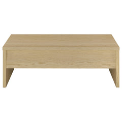 Canoga Light Oak 2-piece Lift Top Cocktail Coffee Table Set - Ornate Home