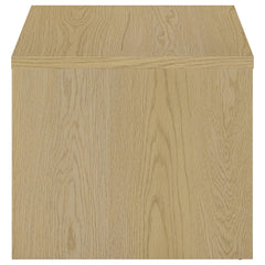Canoga Light Oak Engineered Wood Accent Side End Table - Ornate Home