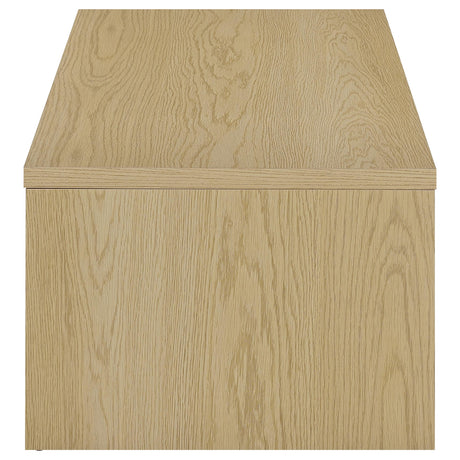 Canoga Light Oak Engineered Wood Lift Top Coffee Table - Ornate Home