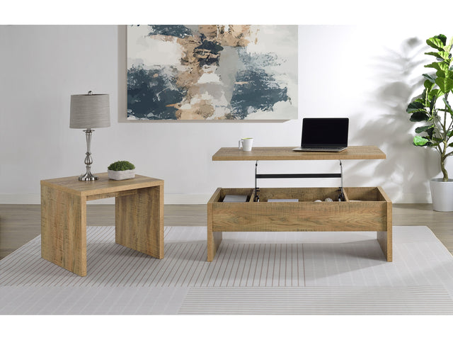Canoga Mango 2-piece Lift Top Cocktail Coffee Table Set - Ornate Home