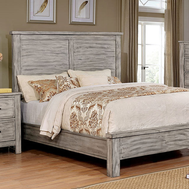 Canopus Antique Gray E.King Bed - Ornate Home