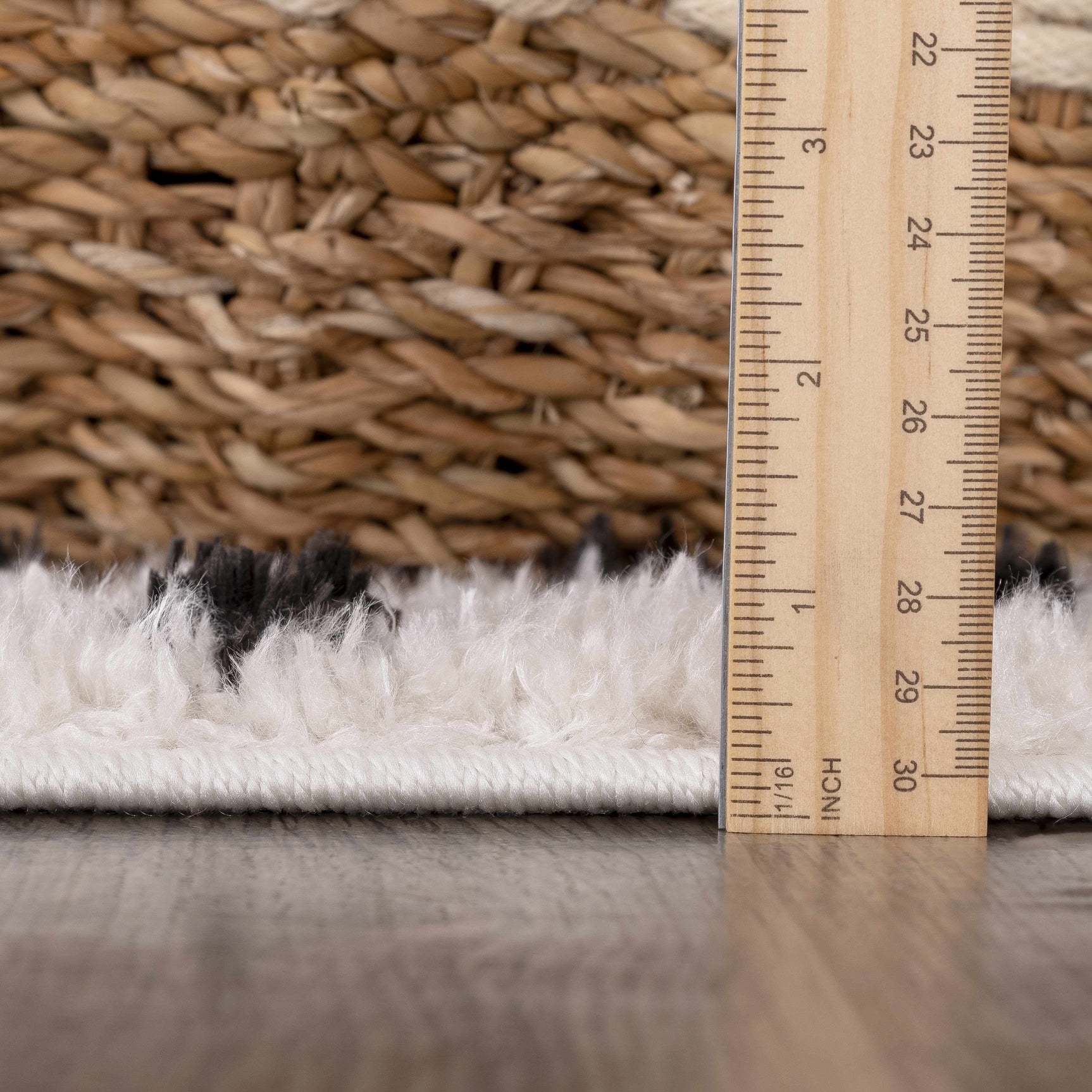 Cansu Black & White Dotted Area Rug - Ornate Home