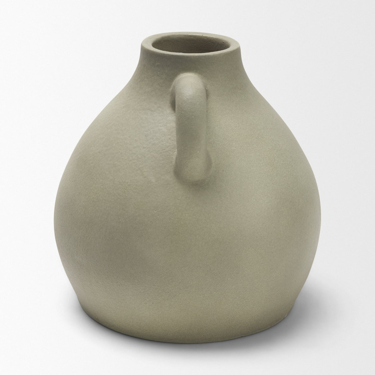 Cantara Sage Green Small Ceramic Milk Jug with Handles - Ornate Home