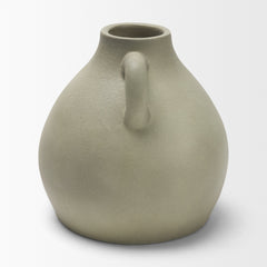 Cantara Sage Green Small Ceramic Milk Jug with Handles - Ornate Home