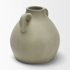 Cantara Sage Green Small Ceramic Milk Jug with Handles - Ornate Home