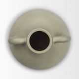 Cantara Sage Green Small Ceramic Milk Jug with Handles - Ornate Home