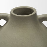 Cantara Sage Green Small Ceramic Milk Jug with Handles - Ornate Home