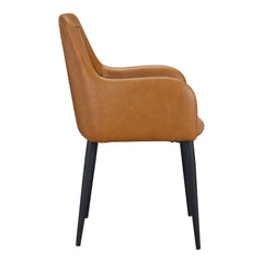 Cantata Tawny Vegan Leather  Dining Chair (Set of 2) - Ornate Home