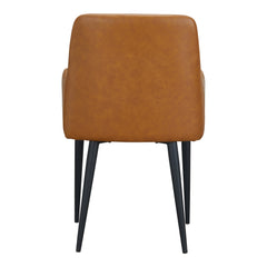 Cantata Tawny Vegan Leather  Dining Chair (Set of 2) - Ornate Home