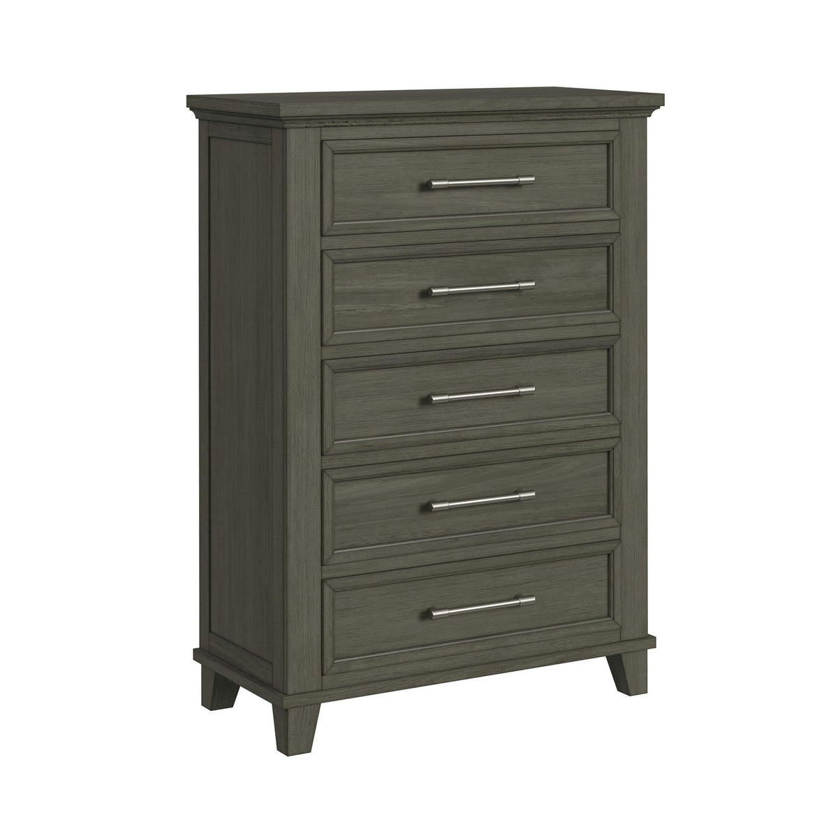 Canterbury Grey 5-Piece Queen Storage Bedroom Set
