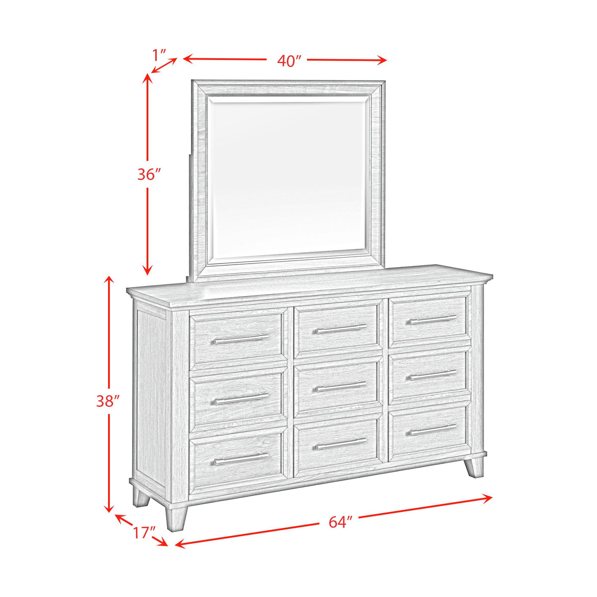 Canterbury Grey 5-Piece Queen Storage Bedroom Set