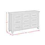 Canterbury Grey 5-Piece Queen Storage Bedroom Set with 2 Nightstands, Dresser & Chest - Ornate Home