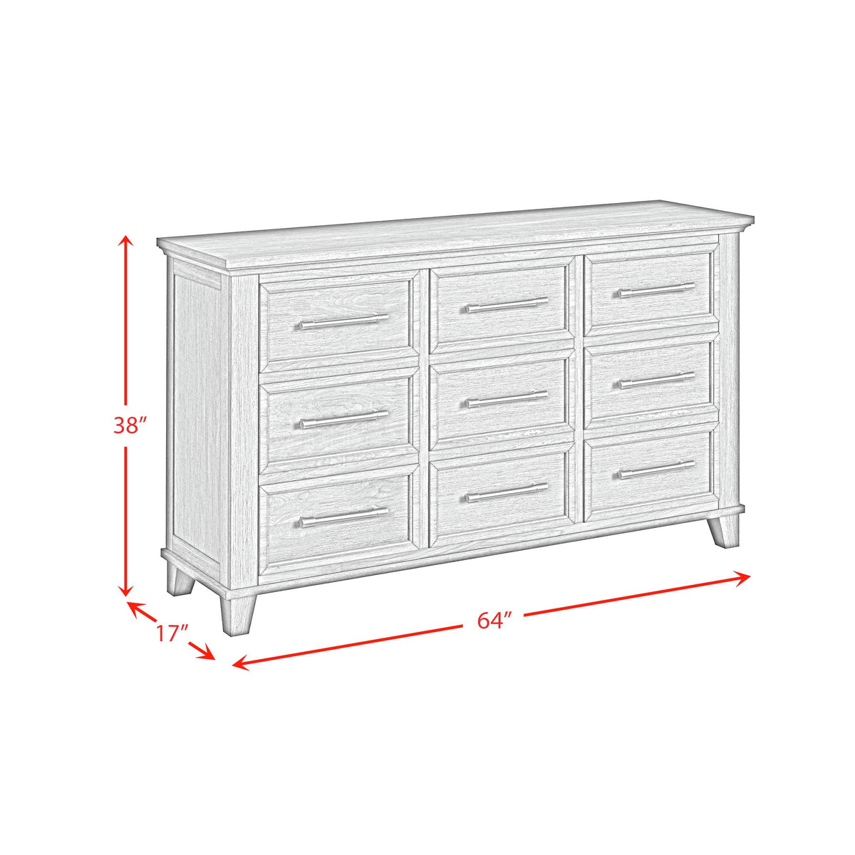 Canterbury Grey 5-Piece Queen Storage Bedroom Set with 2 Nightstands, Dresser & Chest - Ornate Home
