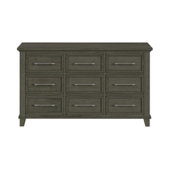 Canterbury Grey 9-Drawer Dresser - Ornate Home