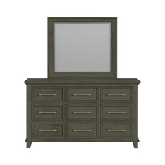 Canterbury Grey Dresser & Mirror Set