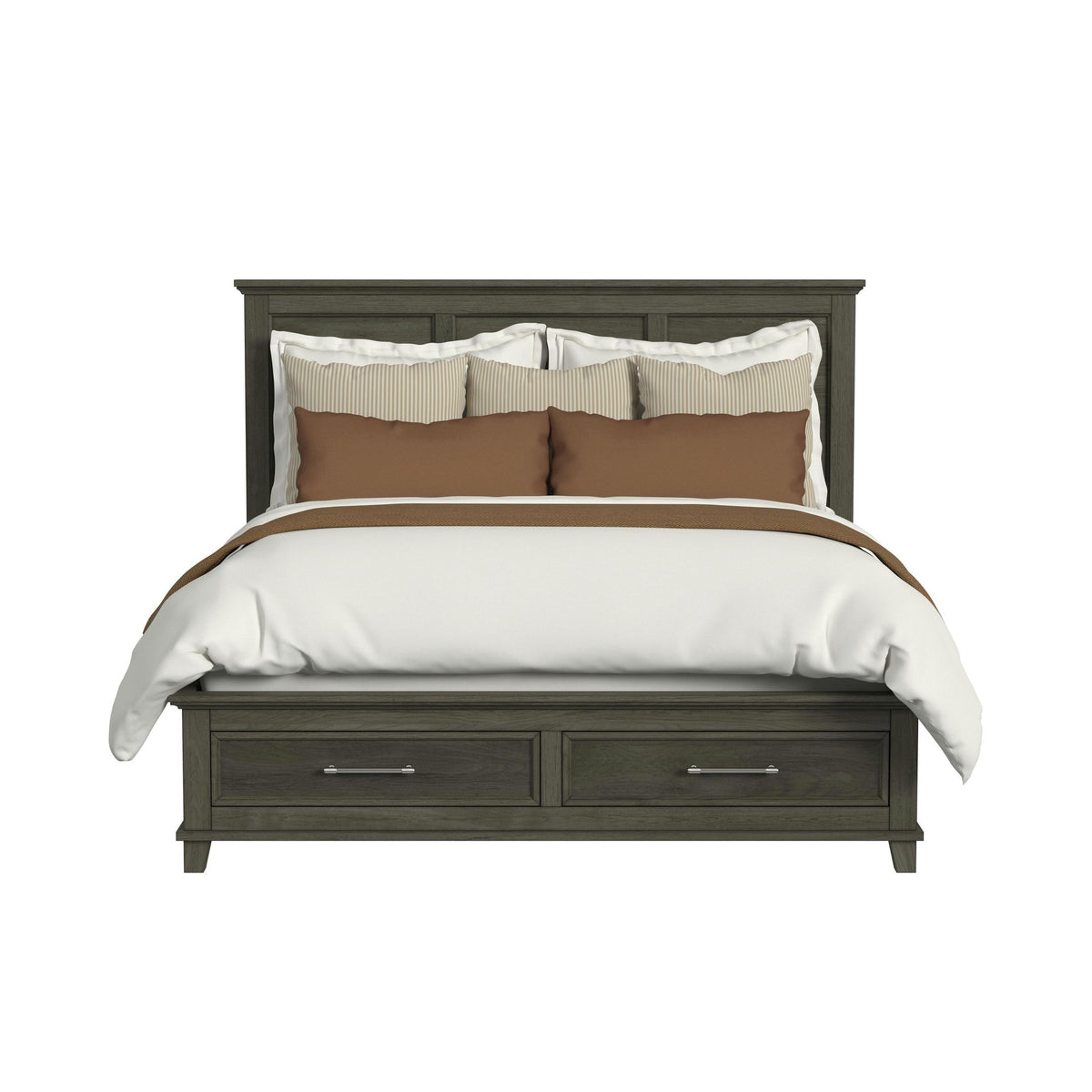 Canterbury Grey King Storage Bed