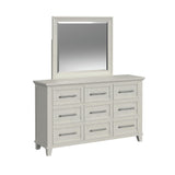 Canterbury Ivory Dresser & Mirror Set - Ornate Home