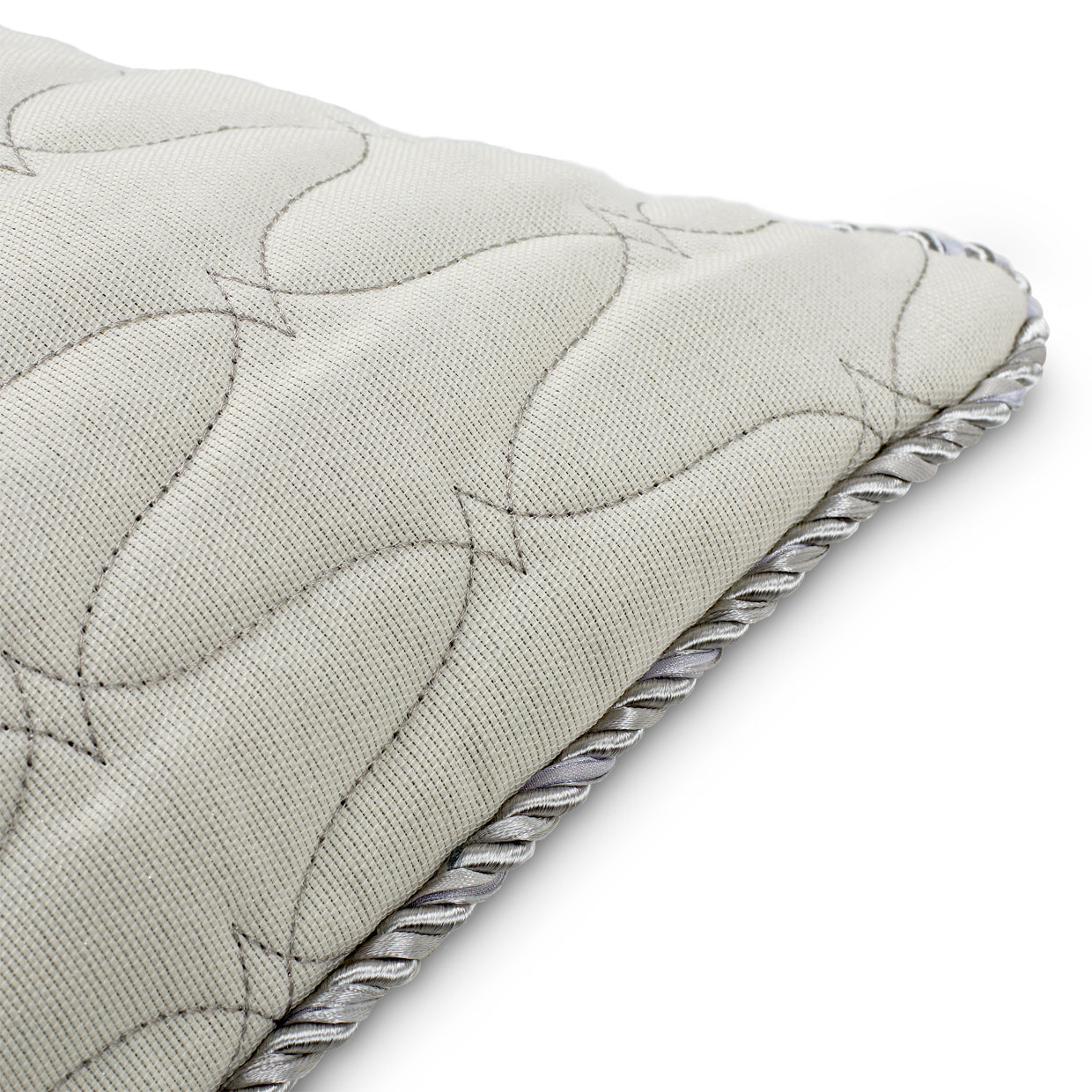 Canterbury Silver Comforter Set - Ornate Home