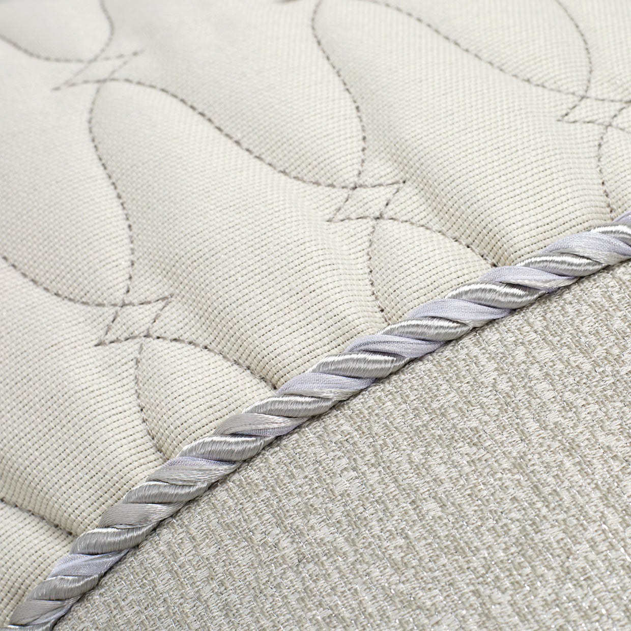 Canterbury Silver Comforter Set - Ornate Home