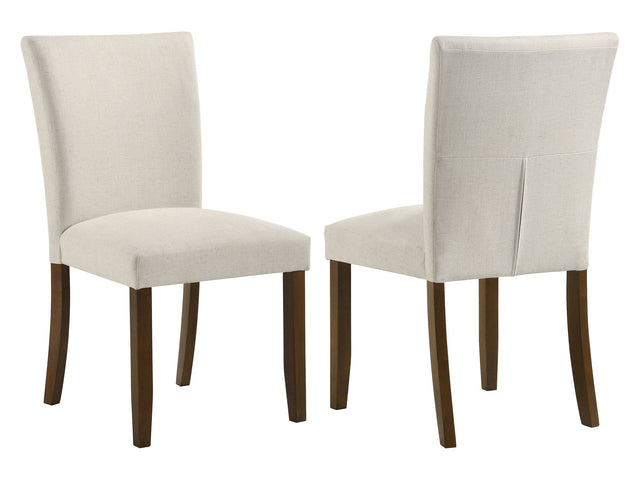 Cantley Beige Upholstered Dining Side Chair (Set of 2) - Ornate Home