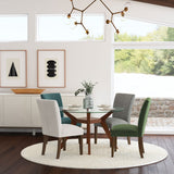 Cantley Beige Upholstered Dining Side Chair (Set of 2) - Ornate Home