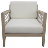 Cantu White Weathered Natural HP0426 Accent Chair - Ornate Home