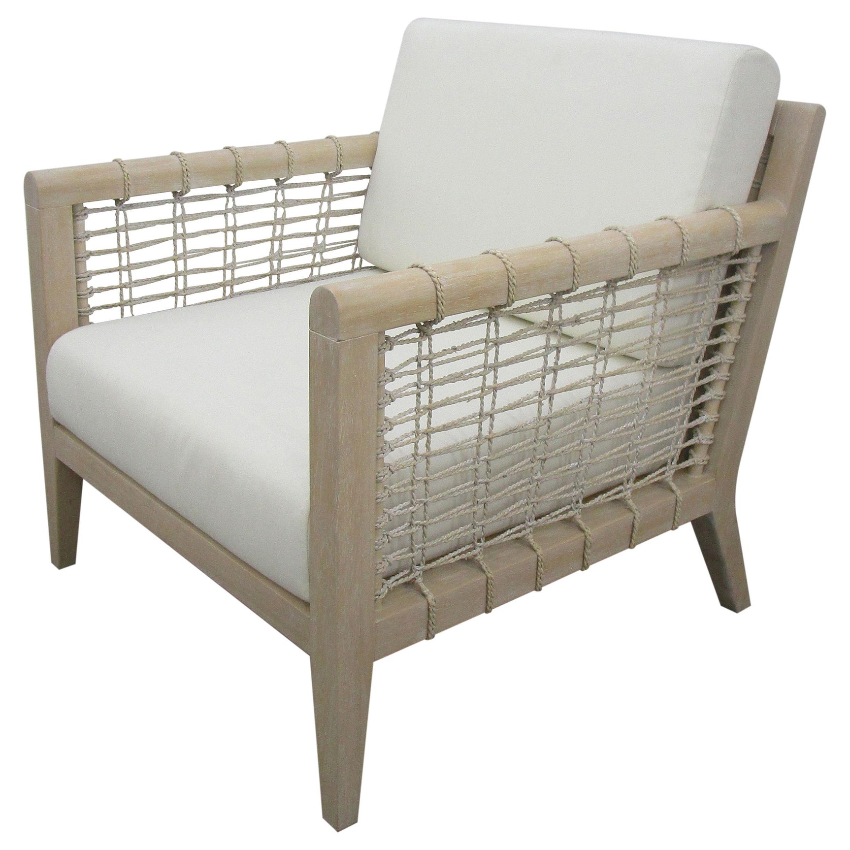 Cantu White Weathered Natural HP0426 Accent Chair - Ornate Home