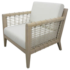 Cantu White Weathered Natural HP0426 Accent Chair - Ornate Home
