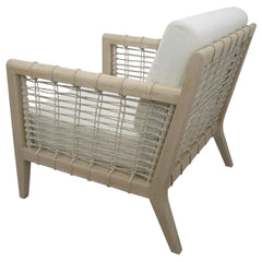 Cantu White Weathered Natural HP0426 Accent Chair - Ornate Home